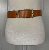 Vintage Tony Lama brown leather belt made in USA Texas Photo 0