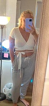 Windsor Wrap Around Tie Crop Top Photo 0