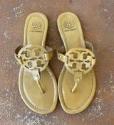 Tory Burch miller sandal tan sz 7.5 In good condition Photo 0