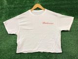 Budweiser Lager Beer Label Poster Crop Top M Photo 0