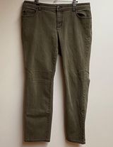 Chico's  Brown Five Pocket Straight Leg Jeans Photo 0