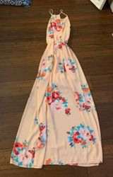 Francesca's Floral Maxi Dress Photo 0