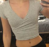 Garage Gray Crop Top Photo 0