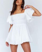 Princess Polly Halton Mini Puff Sleeve Dress NEW Photo 0