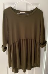 Entro Green Peplum top Photo 0