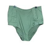 Aerie Olive Green High Waist Full Coverage Bikini Swim Bottoms Size XL Photo 0