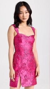 Amanda Uprichard NWT Jordy Dress Size XS Sparkly Pink Photo 0