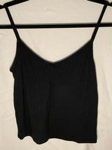 Forever 21 Black Ribbed Tank Top Photo 0