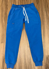 FIGS Zamora Technical‎ Collection Jogger Scrub Pants Drawstring Pockets Blue XS Photo 0