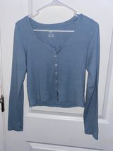 Aerie Light Blue Top Photo 0
