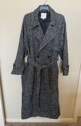 Wool Blend Trench Coat Photo 0