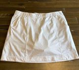 Nike Dri-fit White Skirt Skort Golf Tennis Shorts Athletic XL Cream Photo 0