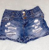 Blue Spice Jean Shorts Photo 0