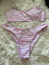 SheIn Pink zebra bikini set Photo 0