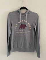 Womens Small Gray Hooded Sweatshirt Photo 0