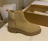 Steve Madden Moira Sand Suede Boots Photo 0