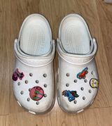 Crocs white  with jibbitz ON HOLD FOR JAXEN!! Photo 0