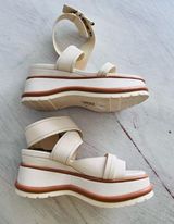 Anthropologie Elvio Zanon Sport Sandals in Cream Size 36 NWOT $170 Photo 0