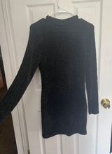 Speechless Black Sparkle Hoco Dress Photo 0