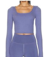 Alo Yoga Alosoft Show Stopper Ribbed Long Sleeve Photo 0