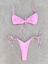 Haute Swimwear Bikini Pink Size L Photo 0