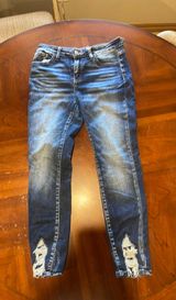 KanCan USA Jeans Skinny Mid-Rise Distressed Ankle Photo 0
