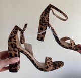 | Ema Brown Leopard Print Block Heels Shoes Pumps Party Dancing Trendy Photo 0