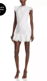 AQUA  Mini White Dress Photo 0