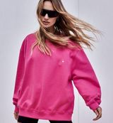 For Love & Lemons Alex Pink Crewneck size Small Photo 0