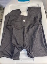 Lululemon Gray Full Length Leggings Size 4 Photo 0