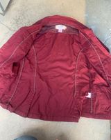 Aventura Maroon Button Front Utility Jacket Size Small Photo 0
