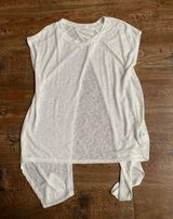 Cherish White Short Sleeve Top  Photo 0