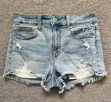 Distressed Denim Shorts Photo 0