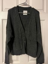 Abercrombie & Fitch Gray Cardigan Photo 0
