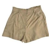 Socialite tan  paper bag waist shorts Photo 0