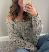 Artelier Nicole Miller Sweater Open Knit Photo 0