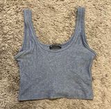 Blue Crop Top Photo 0