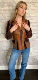 Roberto Cavalli Leather/Suede Jacket Photo 0