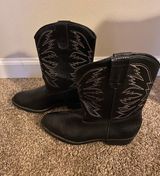 Cowboy Boots Black Size 5.5 Photo 0