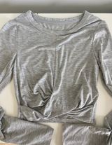 Aerie Crop Long Sleeve Shirt Photo 0