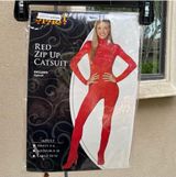 Spirit Halloween Britney Spears Red Jumpsuit Costume Photo 0