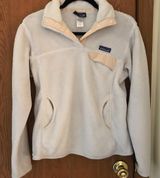 Patagonia White Fleece Button Pullover Photo 0