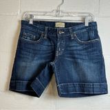 BKE Woman’s Casual Denim Dark Wash Summer Outdoors Boho Chic Shorts Size 28 Photo 0