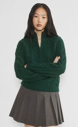 Aritzia Sunday Best Boreal 1/4 Zip Sweater Photo 0