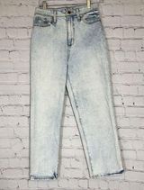 Universal Threads Universal Thread Vintage Straight Acid Light Wash Sz 6/28R Ankle Cropped Hi Rise Photo 0