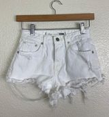 Lovers + Friends white denim shorts Photo 0