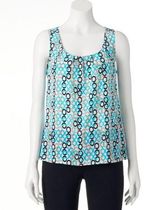 | Sleeveless Chain Print Blouse | Large Photo 0