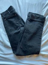 Black  Mom Jeans Photo 0