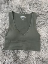 Forever 21 Seamless V-Neck Longline Sports Bra Photo 0