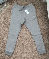 Nike Essential Swoosh Grey Sweatpants Photo 0